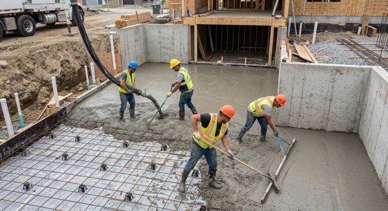 Basement Concrete Installation in Charles County, MD