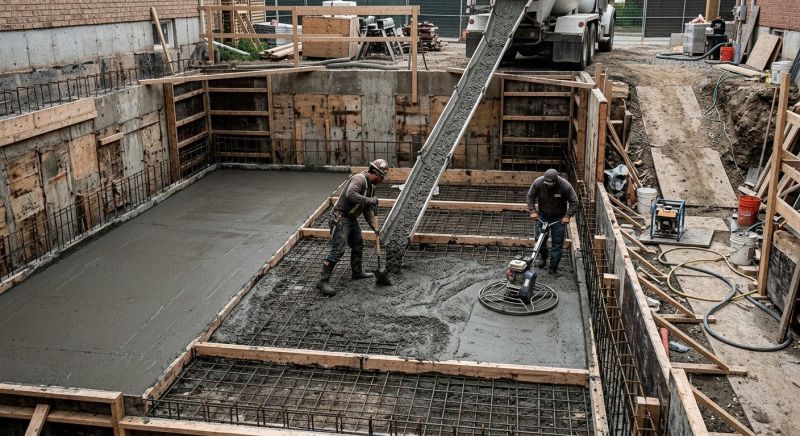Basement Concrete Installation in Oxon Hill, MD