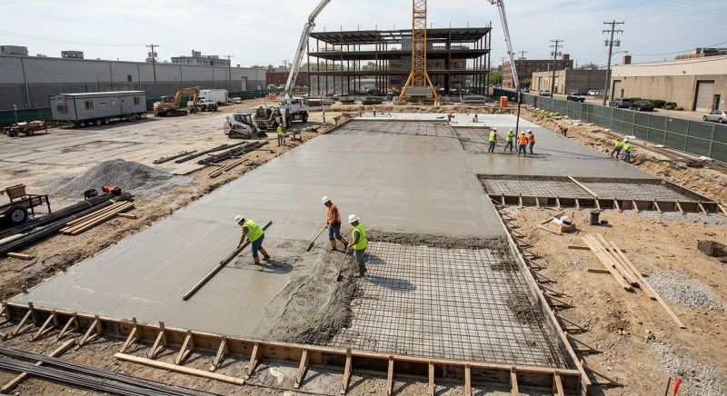 Commercial Slab Construction in Bryans Road, MD