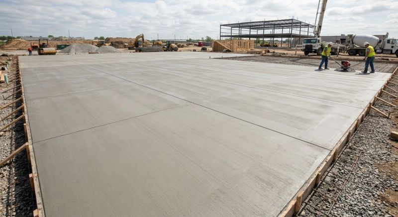 Commercial Slab Construction in La Plata, MD