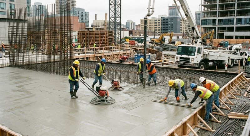 Commercial Slab Construction in Lothian, MD