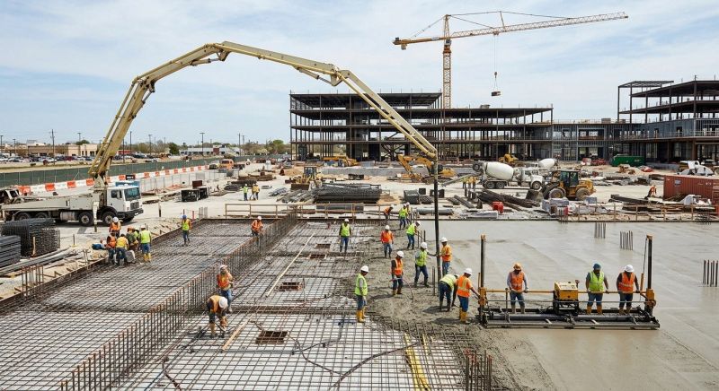 Commercial Slab Construction in Oxon Hill, MD