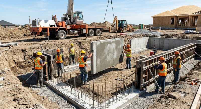 Foundation Wall Pouring in Fort Washington, MD