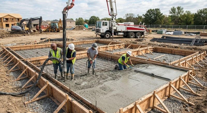 Foundation Wall Pouring in La Plata, MD
