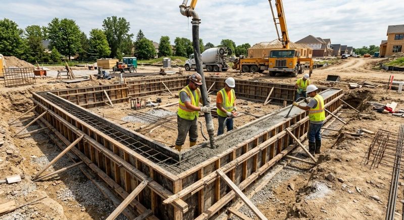 Foundation Wall Pouring in Upper Marlboro, MD